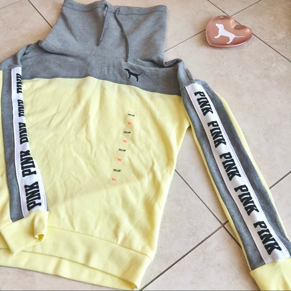 *NEW* VS PINK Pullover & Jogger Gray SET Size XS - Picture 7 of 15